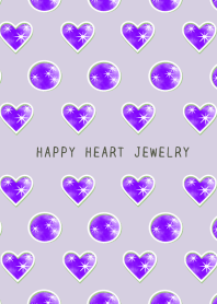 HAPPY HEART JEWELRY/PURPLE/BEIGE