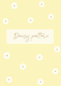 daisy_pattern #yellow beige