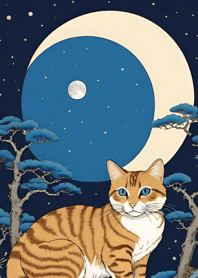 Cat under the Moon 78A0c4