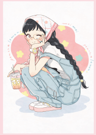 かわいい小さなバンガール