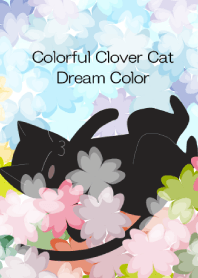 Colorful Clover Cat Dream Color