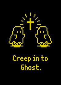 Sheet Ghost Creep in Ghost  - B & Yellow
