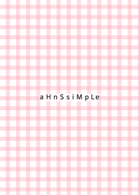 ahns simple_080_pink check