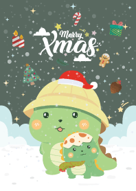 Merry Christmas Like Dino Green
