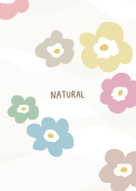 The darkish color Flowers White2 Japan