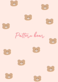 pattern bear (peachpink)