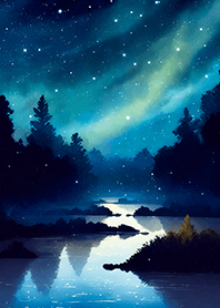 Beautiful starry night view#1336