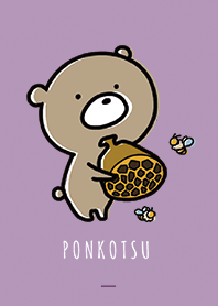 สีม่วง: หมี PONKOTSU 8