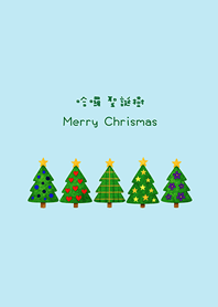 哈囉聖誕樹(水藍色)