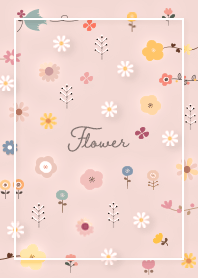 babypink daisy and floral pattern 09_2
