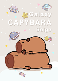 水豚/浩瀚星空/米色