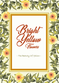 ดอกไม้สีเหลืองสดใส