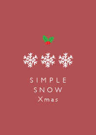 Simple snow Xmas 03 J