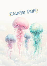 Somehoww : JELLYFISH &OCEAN PALS (Blue)