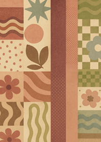 Retro Happy Flower: Vintage Style2