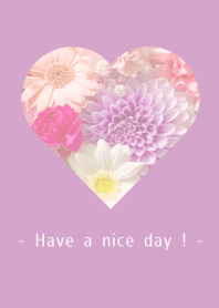 Flowers and hearts. Colorful -27-