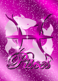 Zodiac signs -Pisces2 purple-
