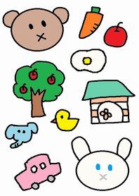 リロとレミ（ホワイト）