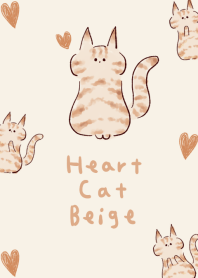 Kucing belang cokelat hati krem