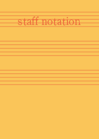 staff notation1 Saffron yellow