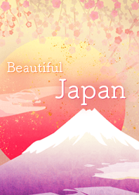 beautiful japan design mt.fuji