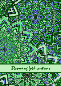 Blooming folk customs