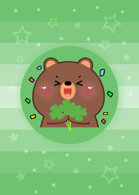 Simple Bear Love Green Theme