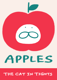 The cat in tights Apples theme