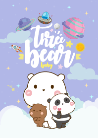 Bear Baby Galaxy Violet