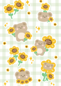 Baby bear sunflower v.8