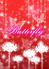 Butterfly 幻想蝶々-赤-