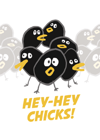 Hey-Hey Chicks / White