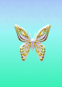 Noble Butterfly Blue Green