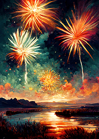 Beautiful Fireworks Theme#822