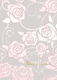 Rose Lace*shiny-pink