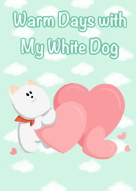 หัวใจอุ่น ๆ กับน้องหมาขาว