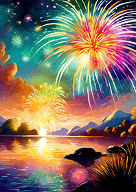 Beautiful Fireworks Theme#284