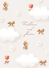Flaxen Simple ribbon and flowers 04_2