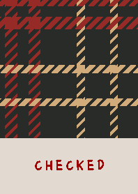 CHECKED RED BROWN 3