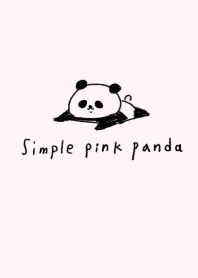 Simple Pink Panda.