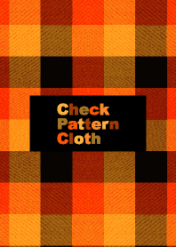 Check Pattern Cloth Orange