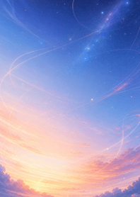 黎明流線天空宇宙