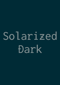 Solarized Dark