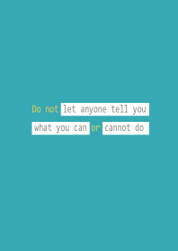 Quote Series - Sea Blue