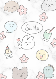 flower smile Gray01_2