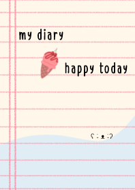 my diary happy today