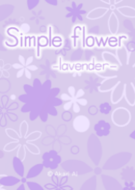 Simple flower -lavender-
