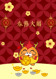 Wishing Chinese New Year good fortune