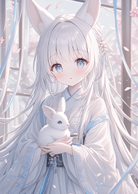 ⭐️甘い小さなウサギと可愛い猫娘❤️
