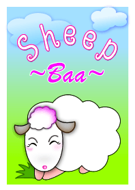 Cute sheep - bleating